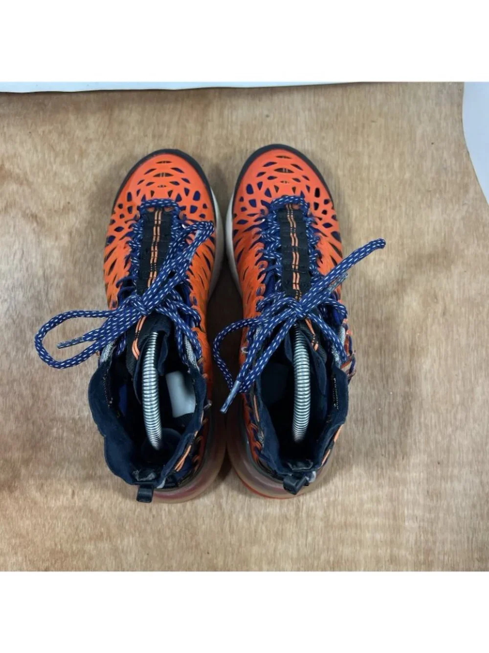Nike Air Max 270 ISPA Men Size 7.5 Blue Void/Terra Orange BQ1918 400